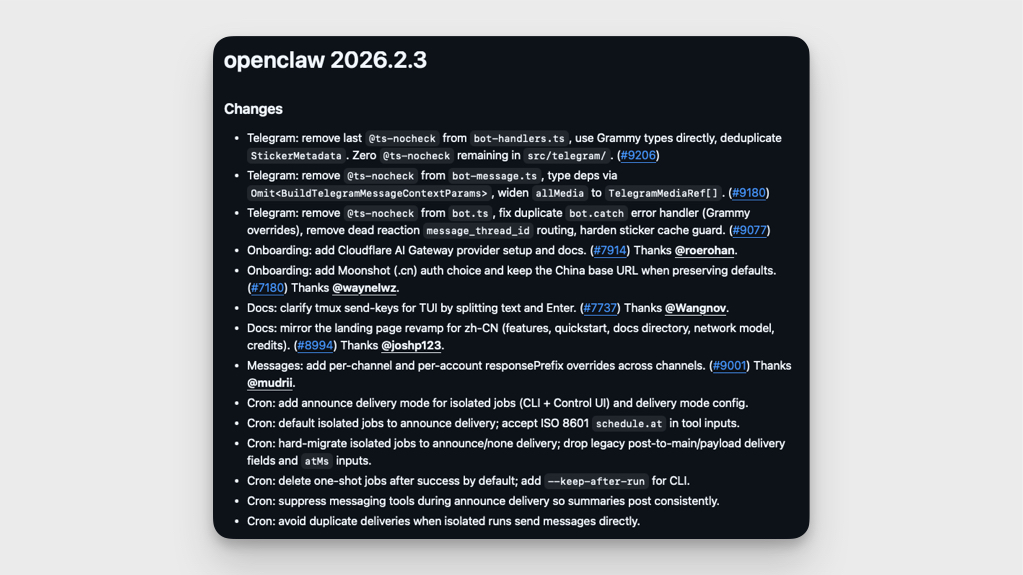 New release 2026-2-3