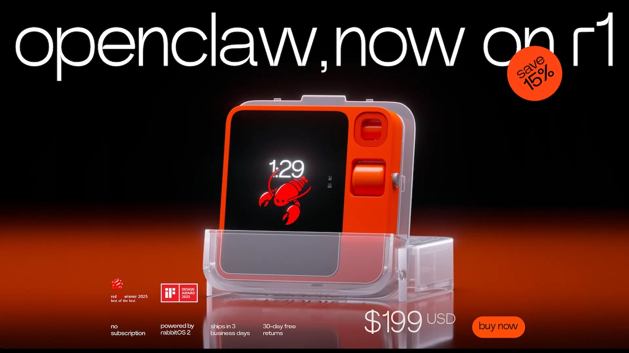 Rabbit r1 Integrates OpenClaw