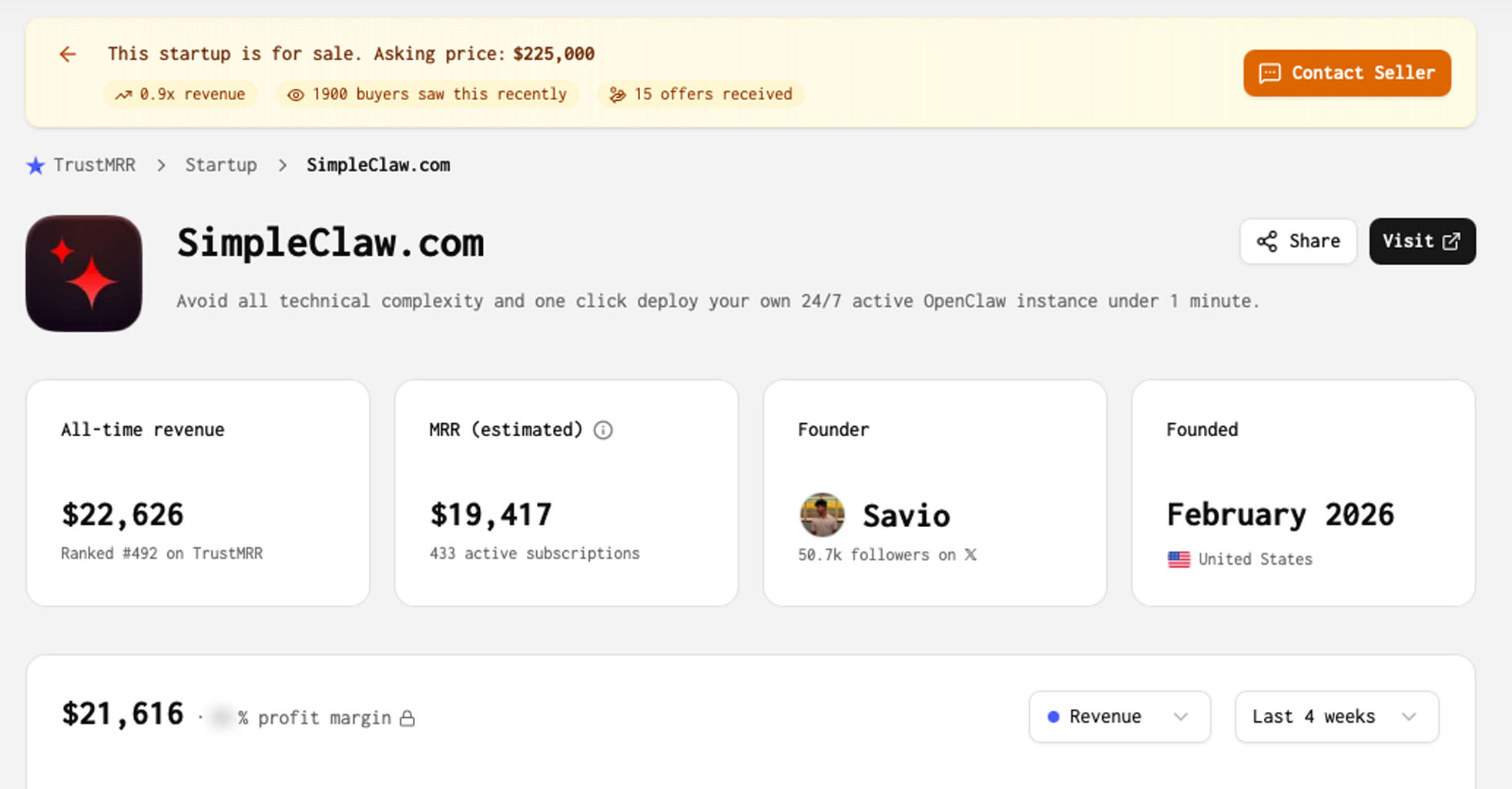SimpleClaw acquisition announcement